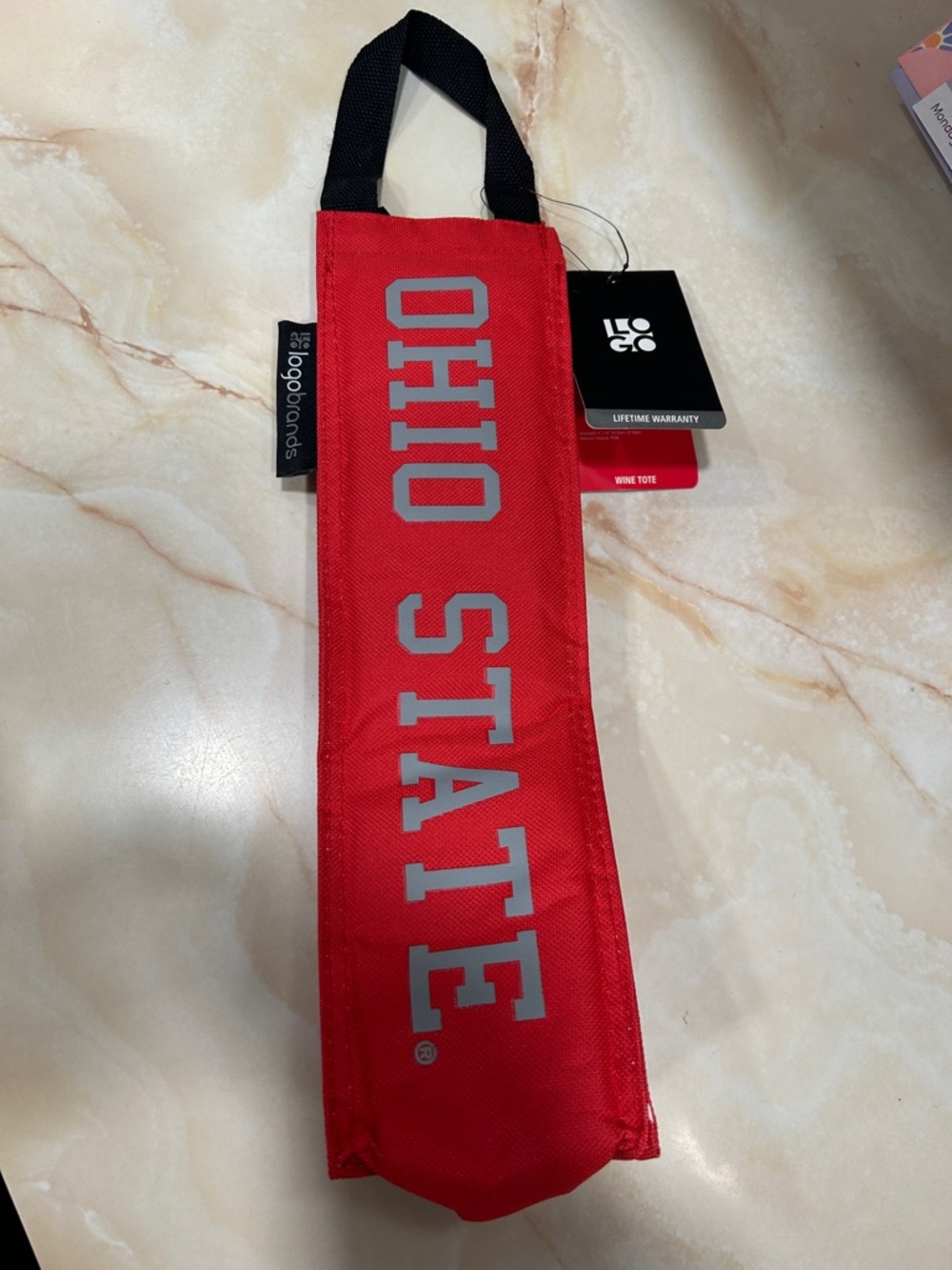 LOGO by Lori Goldstein Red Wine Tote
